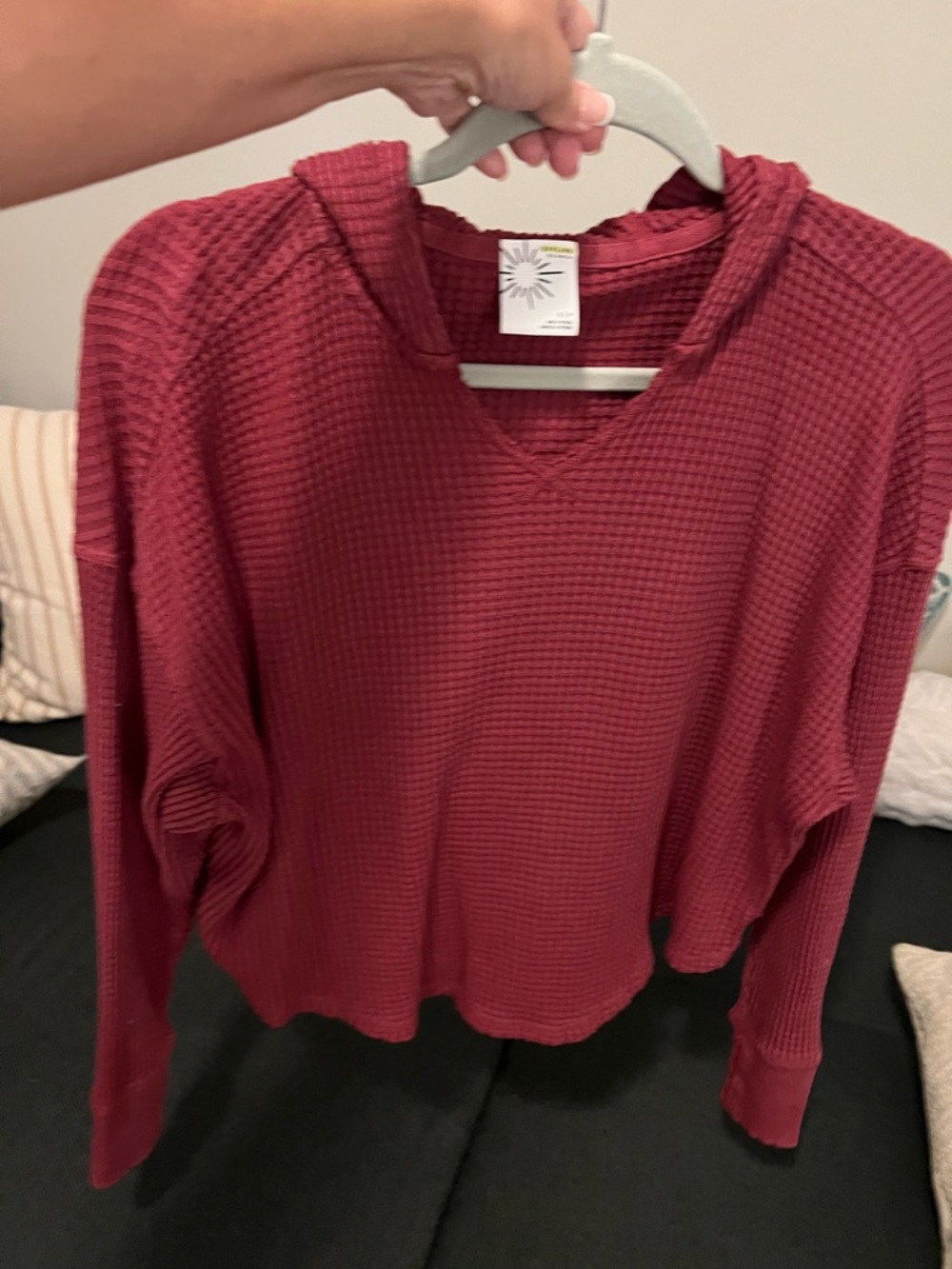 NWOT Aerie Offline cozy thermal hoodie size S